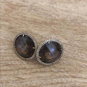kate spade topaz stud earrings